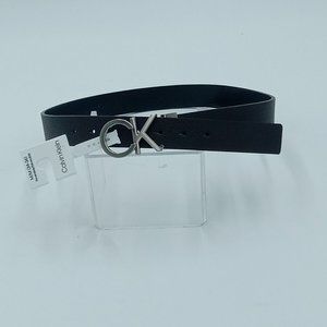 Calvin Klein Mens CK Logo Reversible Belt Brown/Black Size 34 - 36 Medium 2ca1